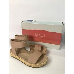 Soul Naturalizer Women's Mauve‎ Platform Espadrille Wedge Sandals Size 7